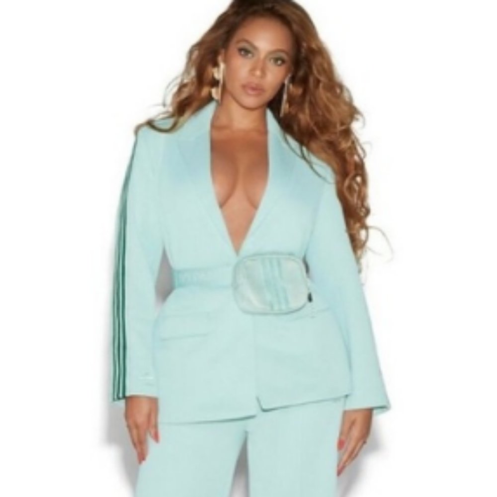IVY PARK Green Tint 3-stripes Suit Jacket/Blazer